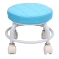 thumbnail image 2 of Tabouret à Roulettes, Mini Tabouret Bas Ergonomique pour Maison Bureau Enfants, 2 of 7
