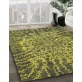 thumbnail image 2 of Ahgly Company Indoor Rectangle Abstract Antique Bronze Green Abstract Area Rugs, 4' x 6', 2 of 6