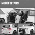 thumbnail image 5 of 1:32 Coche de juguete Excelente calidad LX570 SUV Coche de metal Coche de juguete de aleación Azul 1:32 Lexus LX570 con caja base, 5 of 5