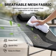 thumbnail image 5 of Outsunny Portable Sun Lounger, Lightweight Folding Chaise Lounge Chair w/ Adjustable Backrest & Pillow for Beach, Poolside and Patio, Black, 5 of 10
