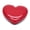 Red, variant on 1Pieces Empty Eyeshadow Box Heart Shaped Lip Container Cases Cosmetic Container Dispenser with