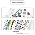 thumbnail image 3 of Fmbmuo Stripes Gift Wrapping Paper 1 Rolls Decorative Multicolor Gift Wrapping, 70x50 CM Modern Wrapping Paper Birthday Wrapping Paper for Women, 3 of 4