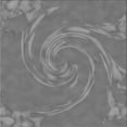 thumbnail image 1 of Ahgly Company Indoor Square Patterned Ash Gray Area Rugs, 5' Square, 1 of 6