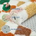 thumbnail image 6 of Garvee 10'x13' Fluffy Area Rugs Soft Luxury Shag Carpet, Modern Checkered Shaggy Rugs Christmas Rug with Non Slip Backing for Living Room Bedroom Home Decor, Colorful, 6 of 10