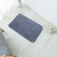 thumbnail image 6 of Dyfzdhu Doormat Fuzzy Soft Comfort Non Slip Room Rugs Living Room Kitchen Bathroom Mat 40x60cm, Grey, 6 of 6