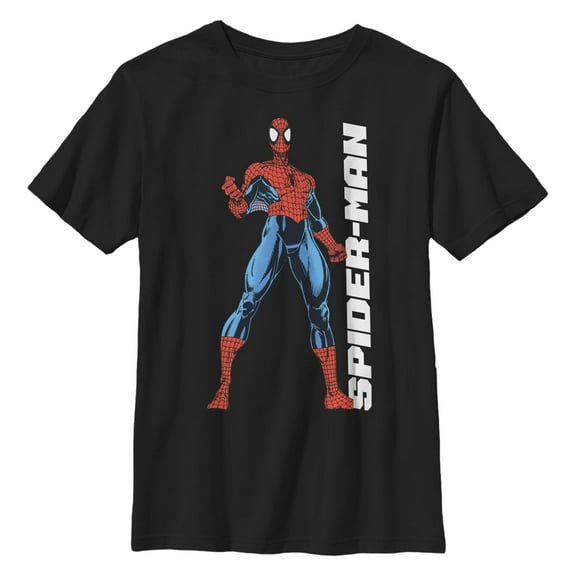 Boy's Marvel: Spider-Man Spider-Man Tall Pose  Graphic T-Shirt