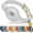 White, variant on OOPSDOGGY Leather AirTag Cat Collar – Non-Breakaway Kitten Collar for Cats & Small Dogs with AirTag Holder, Safety Bell - Lightweight GPS Pet Collars, White