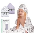 thumbnail image 1 of Baby Towel Momcozy, paquete de 2 unidades, con capucha y toalla de baño de algodón, 35 x 35 pulgadas, 1 of 6