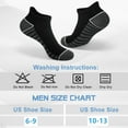 thumbnail image 3 of KOITHOT 12 Pairs Mens Ankle Socks, Socks for Men Low Cut Breathable Cushion Black and Gray, 3 of 6