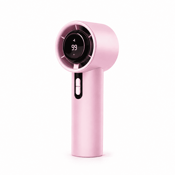 New Arrival Portable Handheld Fan, 100-Speed Stepless Adjustable, Powerful Turbo Wind, Quiet Operation, 2000mAh Rechargeable Battery, USB Charging, Long Lasting Cooling, Stylish Design（BLACK）