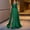 Green, variant on Oplxuo Elegant Satin Evening Dress for Women Plus Size Sexy V Neck Empire Waist Semi Formal Party Cocktail Maxi Dress
