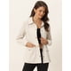thumbnail image 2 of Chaqueta utilitaria ligera con bolsillos con solapa en la cintura con cordón para mujer Albaricoque M, 2 of 6