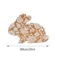 thumbnail image 3 of TIELUTT Rabbit Floor Mat Rabbit Shape Door Mat Bathroom Cute Carpet Room Decoration Non Floor Mat Indoor Non Shedding Throw Blanket Little Carpet Full Throw Blanket Air Rug Shaggy Rugs for Living Roo, 3 of 8