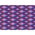 thumbnail image 1 of Ahgly Company Machine Washable Indoor Rectangle Transitional Purple Area Rugs, 2' x 4', 1 of 7