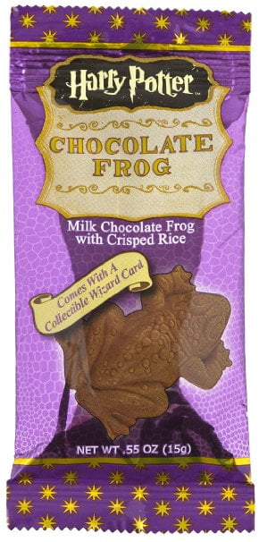 Harry Potter Milk Chocolate Frog with Collectible Wizard Trading Card .55oz