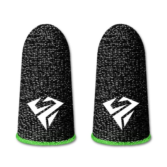 Fundas para Dedos Injueey 10 Piezas Antideslizantes Verde Tipo 2