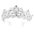 thumbnail image 4 of FENGGUIQU Luxurious Zinc Alloy Bridal Crown - Eye-Catching Wedding Headdress, 4 of 8