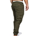 thumbnail image 5 of Vetsdori Mens Cargo Pants Breathable Drawstring Zipper Pocket Gifts for Men Sport Travel Elastic Waist Pantalones Trousers for Men Casual, 5 of 6