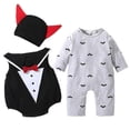 thumbnail image 5 of B-2# Halloween Costumes Set Baby Boys Girls Clothes For Romper Infant Cosplay Bat Pumpkin Vampire Long Sleeve Kids Newborn Jumpsuit, 5 of 5