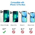 thumbnail image 5 of JETech Case Compatible with iPhone 13 Pro Max 6.7-Inch, Shockproof Phone Bumper Cover, Anti-Scratch Clear Back (HD Clear), 5 of 6