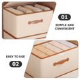 thumbnail image 3 of Bac de Rangement Pliable en Tissu Panier de Rangement Pliable Organisateur de Bric-à-Brac, 3 of 7
