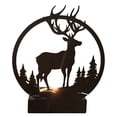 thumbnail image 5 of Stylish Black Candle Holder Exquisites Workmanship Deer Decoration for Home Creative Iron Candlestick, Animal Pattern, 5 of 18