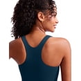 thumbnail image 4 of CRZ YOGA Racerback Tankini Tops for Women Padded High Neck Modest Swim Sports Bathing Tank, 4 of 6