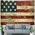 thumbnail image 4 of Orinice Stars Tapestry Wall Hanging Unique Style Graphic Tapestries Art for Home Decor Living Room Bedroom Apartment Dorm Decoration Independence Day 40x30inch, 4 of 6