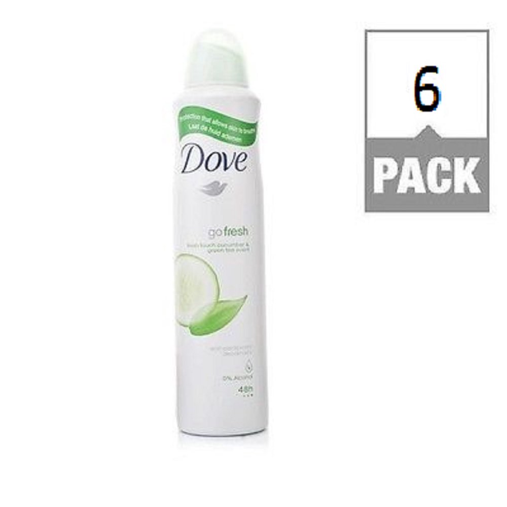 Dove Cucumber & Green Tea Antiperspirant Deodorant Spray 250 Ml (Pack