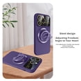 thumbnail image 5 of Magnetic Case for iPhone 15/15 Plus/15 Pro/15 Pro Max, Anti-Fall Phone Case with Kickstand, Support Wireless Charging Soft Cover, 5 of 8