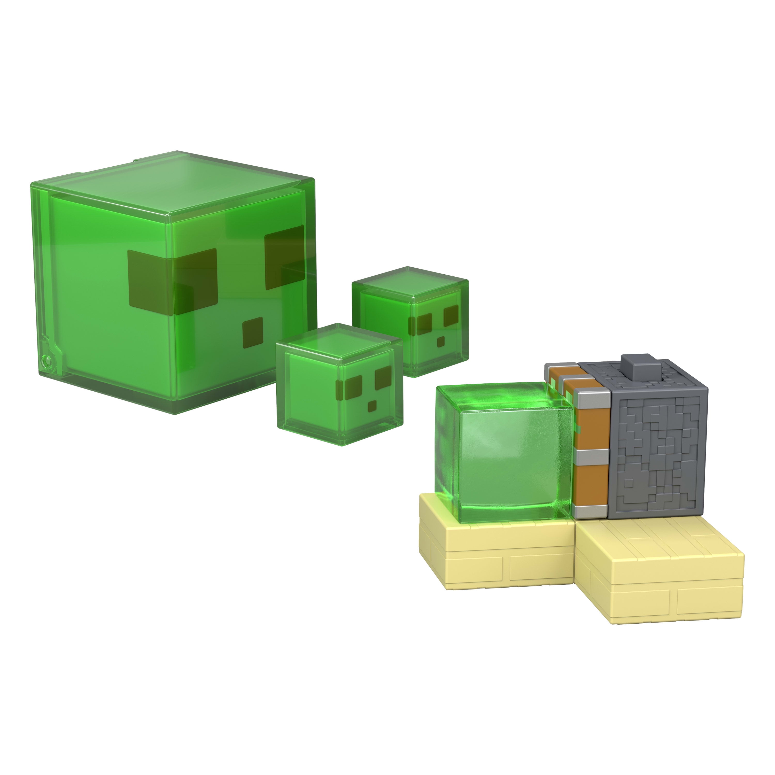 Minecraft Redstone Charged Sticky Piston Trap Set with Action Figure, Accessories & Moving Mechanism