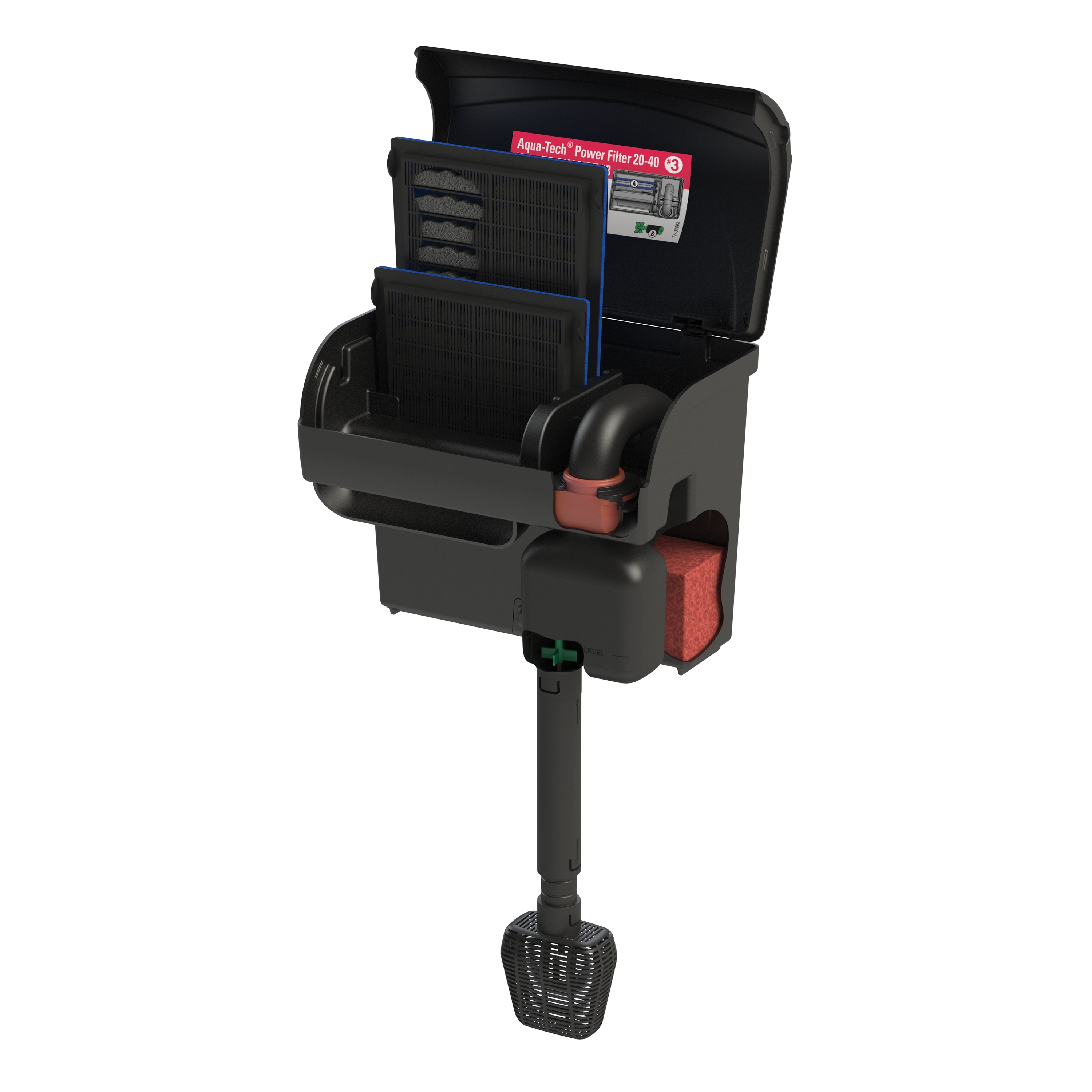 AquaTech Ultra Quiet Power Filter 20-40 Gallons photo 3