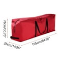 thumbnail image 2 of Bigersell Christmas Tree Bag, Artificial Christmas Tree Storage Bag Zipper Closure Rectangular Shaped Storage and Organization Christmas Storage Containers Tree Bags for Storage Red One Size, 2 of 5