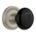 thumbnail image 7 of Nostalgic Warehouse Ropblk_Prv_234_Nk Black Porcelain Solid Brass Privacy Door Knob Set -, 7 of 7