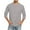 Gray, variant on Tawop Shirts for Men Tawop Tees Short Sleeve Crew Neck 3/4 Sleeve Sport Tee Shirts Mens Light Blue Size M-5XL