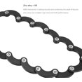 thumbnail image 4 of Cadenas de Vélo Antivol en Forme de Hamburger Chaîne de Sécurité Pliable, 4 of 6