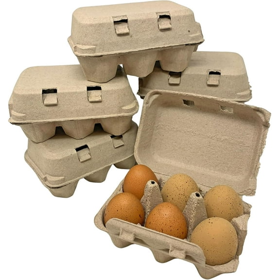 Cackle Hatchery 6-Egg Paper Egg Cartons - 80 Pack