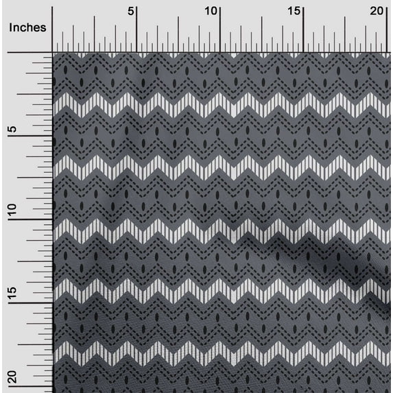 oneOone Cotton Poplin Gray Fabric Geometric & Floral Block Diy Clothing Quilting Fabric Print Fabric By Yard 56 Inch Wide