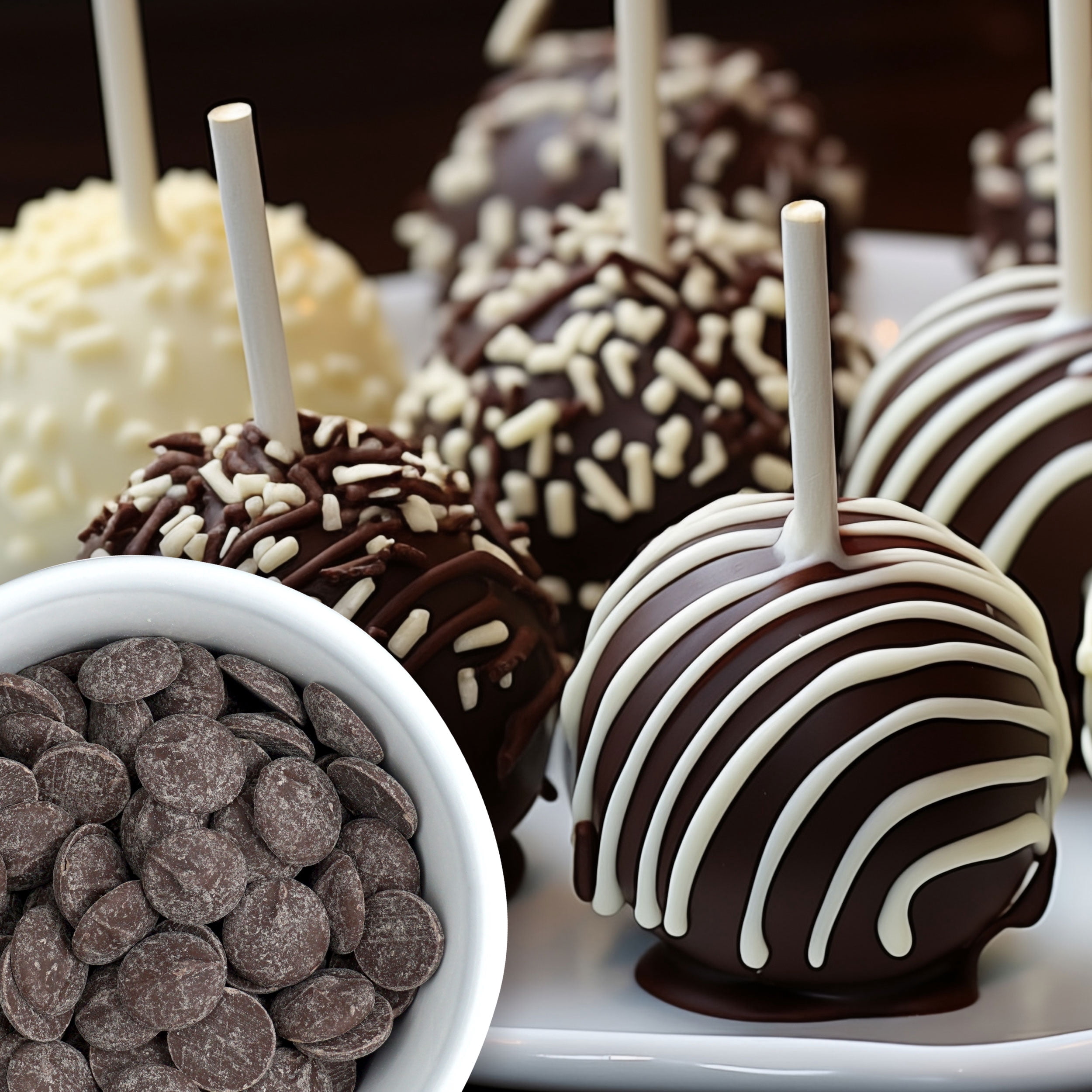 Dark Chocolate Melting Wafers, 2 Pound Bulk Bag, Dark Chocolate, Melting Chocolate Candy Discs For Baking, Dipping, Decorating, Bulk Dark Chocolate Bag - The Hampton Popcorn & Candy Company