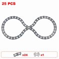 thumbnail image 1 of Rail Transport Big Size Building Blocks Creative Track Accessories Assemble Toys For Children Bricks Compatible City Train Set 25pcs train track, 1 of 6