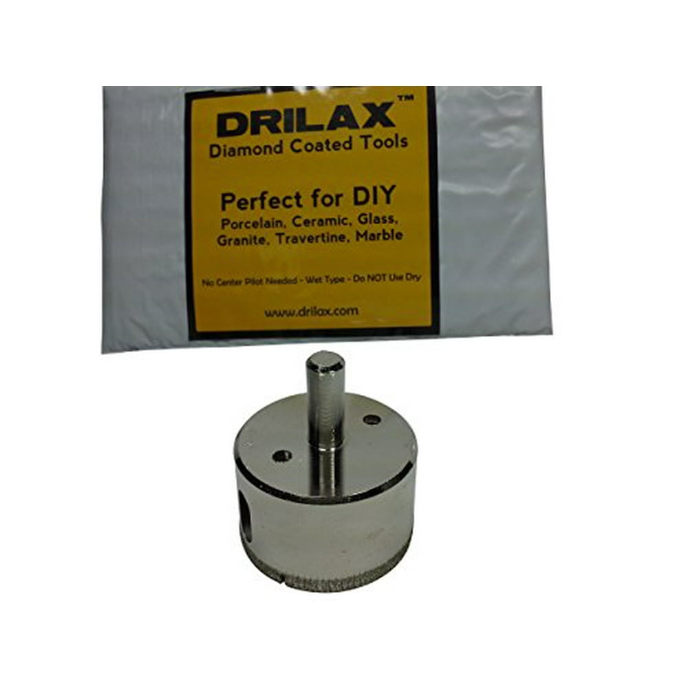Drilax Diamond Drill Bit Large 2 inch Size Hole Saw For Glass, Marble