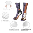 thumbnail image 3 of Cauagu Halloween Gnomes Pattern Fun Novelty Crew Socks,Casual Athletic Socks Neutral Socks Cozy Crew Socks Christmas Gift, 3 of 7