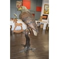 thumbnail image 6 of Nifao Large Eagle Standing On A Branch Bronze Statue – Garden Outdoor Decor Sculpture, 30"L x 40"W x 70"H, 6 of 11