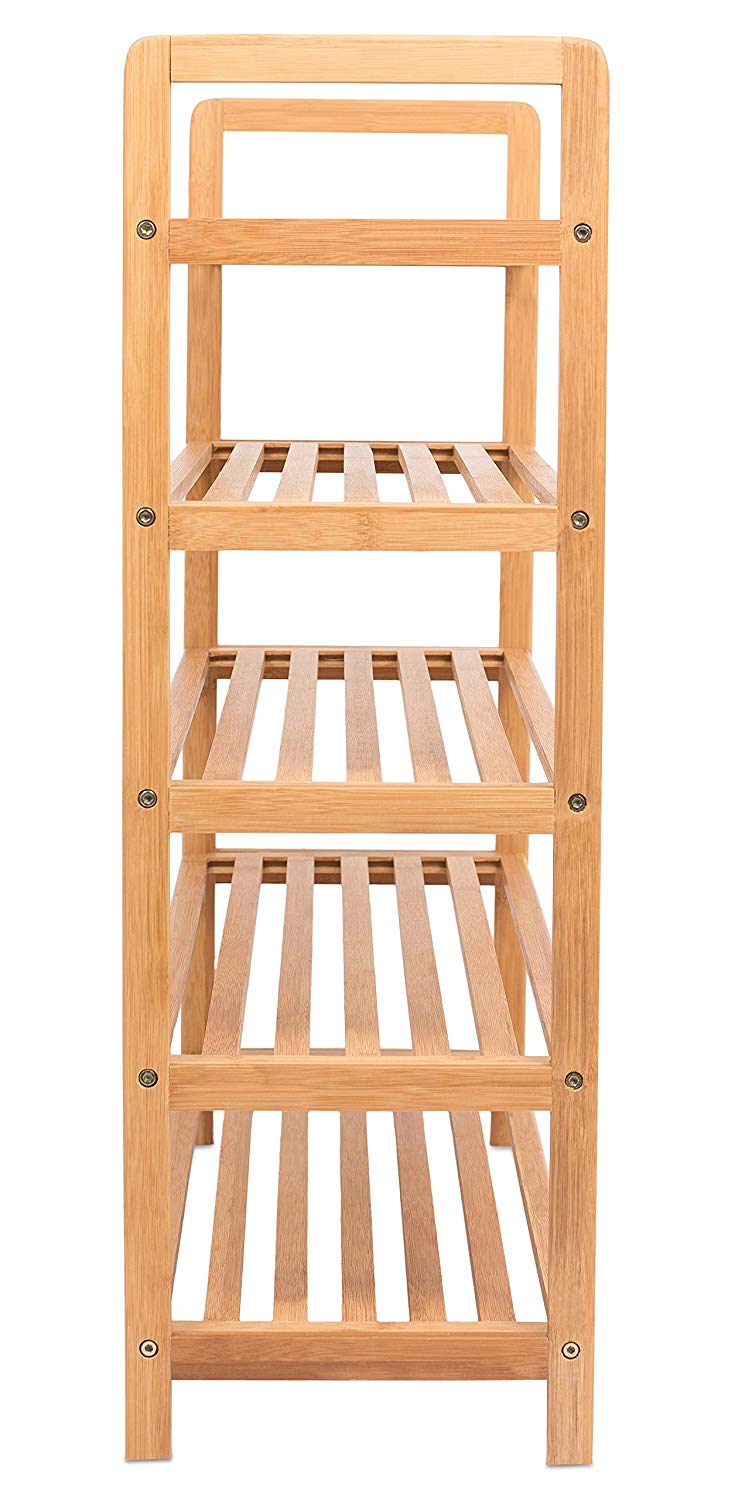 3 tier stackable bamboo shoe rack on 5 Tier Bamboo Shoe Rack Walmart Com Walmart Com