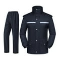 thumbnail image 1 of Pants Motorcycle Raincoat Windproof Rain Jacket Reflective Waterproof Riding Raincoat Pants Set, 1 of 6
