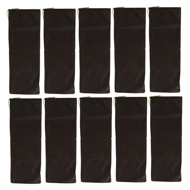10 Pcs Sacs de Sable Anti-Inondation Sacs de Sable pour Tente Professionnels Vides Résistants à la Pluie à Cordon Sacs de Sable de Contrôle des Inondations pour Maison Porte Garage sous-Sol