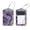 multicolored 1, variant on PhooArto 2 Pcs Luggage Tags, Purple Gold Marble Texture Privacy Cover ID Label with Stainless Steel Loop and Address Card for Travel Bag Suitcase