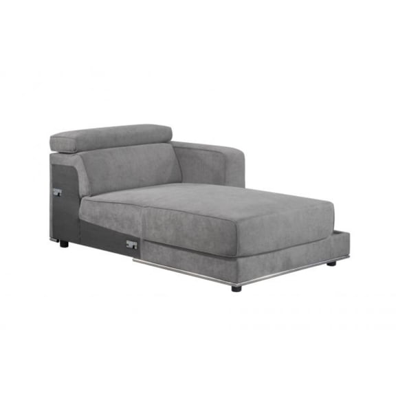 Ergode Modular RF Chaise Dark Gray Fabric