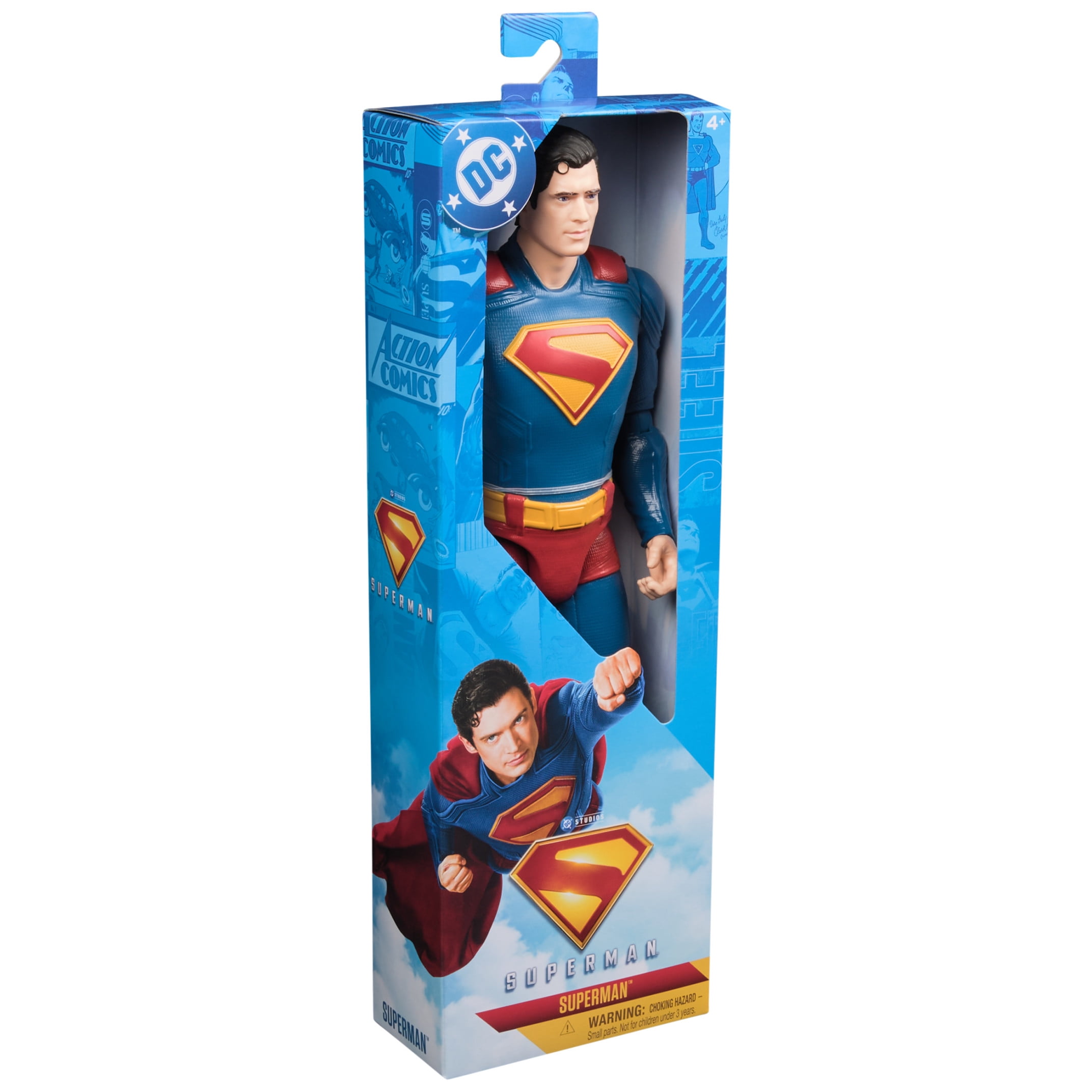 DC Comics SUPERMAN, 12-inch Superhero Action Figure, for Ages 4 & up