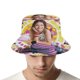 thumbnail image 4 of SOY LUNA Sombrero bucket para adultos, gorra de protección solar, sombrero de pescador plegable para viajes al aire libre, pesca y actividades de verano, 4 of 6